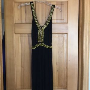 French Connection maxi dress with beads